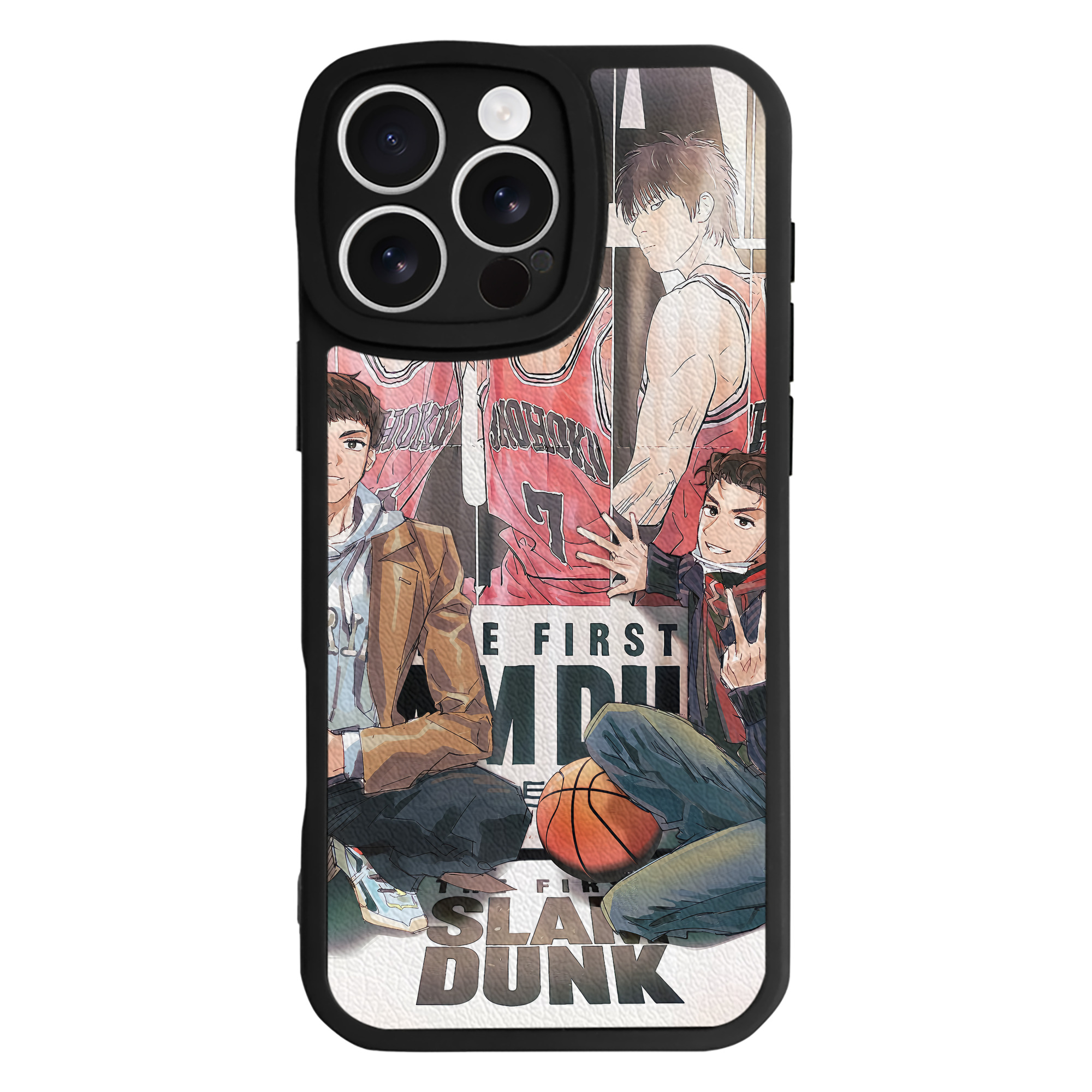 （画像用） SLAM DUNK／スラムダンク 【iPhone 16シリーズ対応】シリコンスマホケース（レザー調） 材質：シリコン
